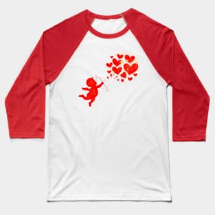 Red cupid Valentine Baseball T-Shirt